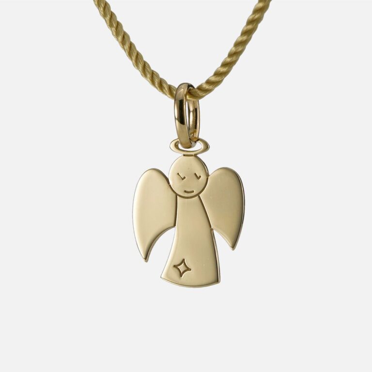 Pendente Guardian Angel em ouro amarelo | Gold Wish