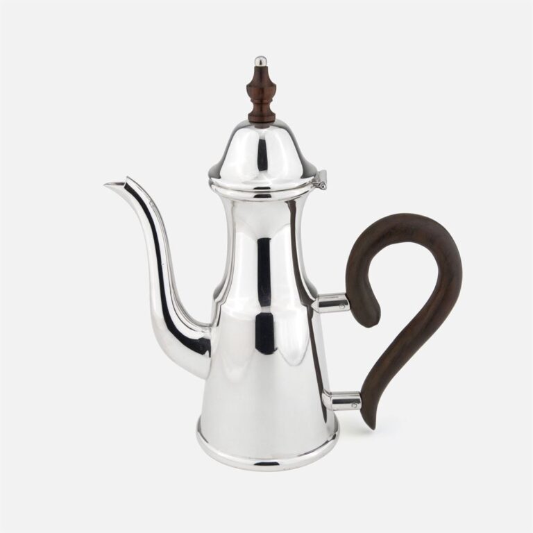 Cafeteira em prata baixela de chá Árabe da Leitão & Irmão