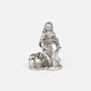 Conjunto O Rio- Grande presépio popular em prata da Leitão & Irmão