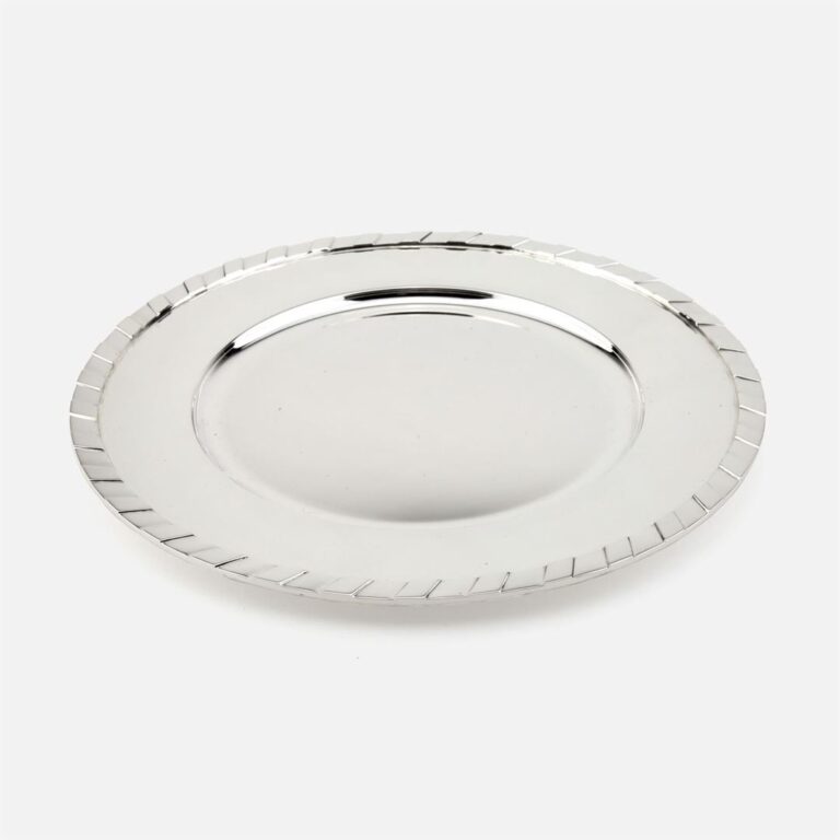 Prato Marcador em prata da leitão & Irmão