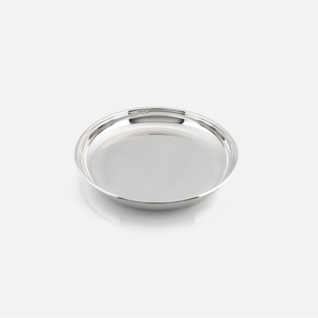 Salva em prata para alianças da Leitão & Irmão