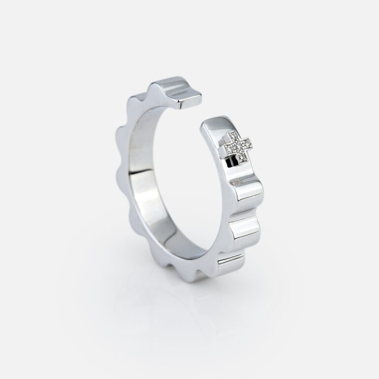 Anel aberto Jornada em ouro e diamantes da leitão & Irmão