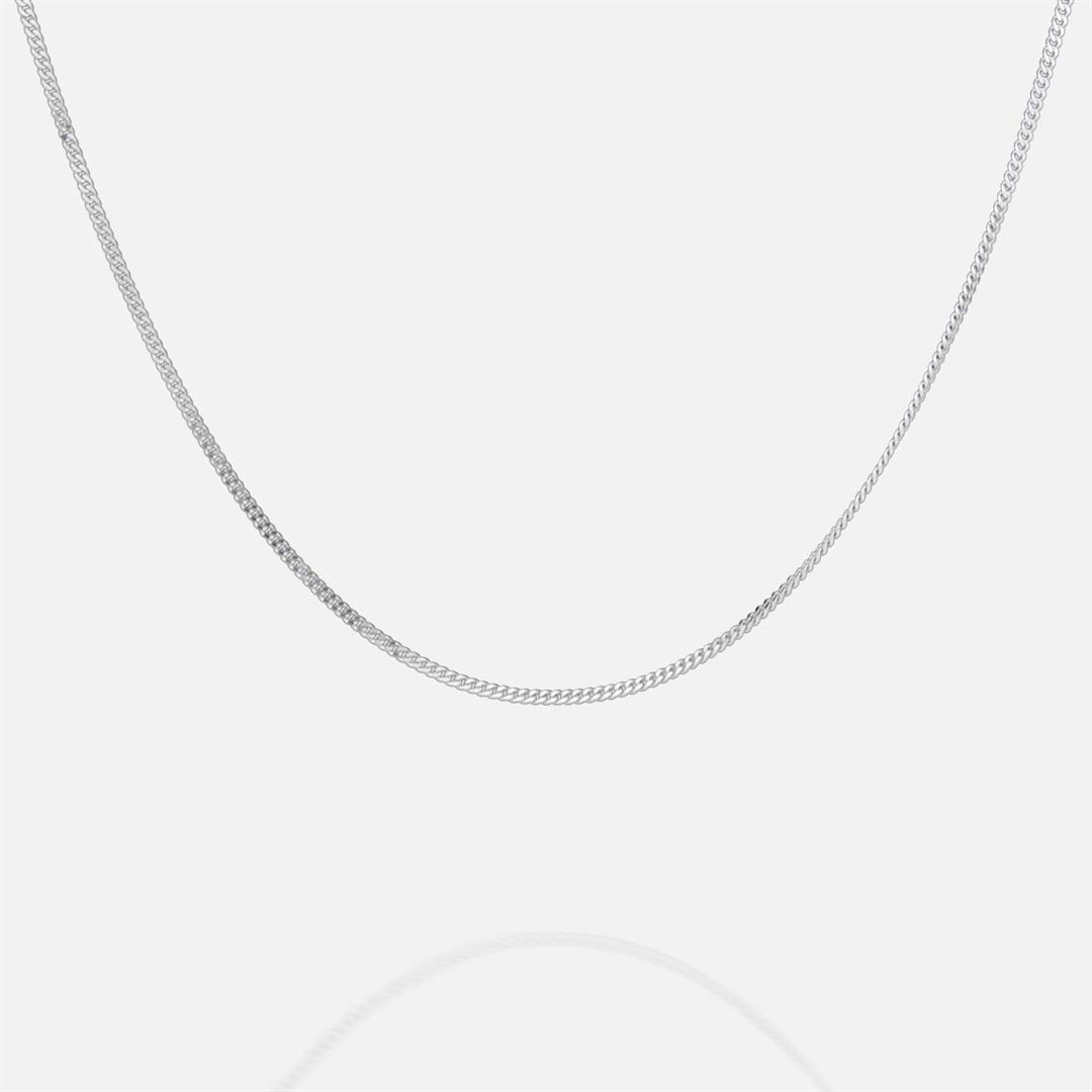 Fio curb em prata da Leitão & Irmão