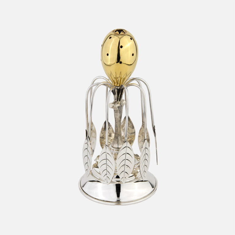 Paliteiro em prata modelo Nêspera da Leitão & Irmão