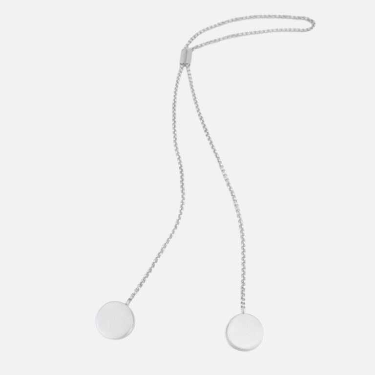 Corrente com molas para guardanapo Redondo em prata da leitão & Irmão