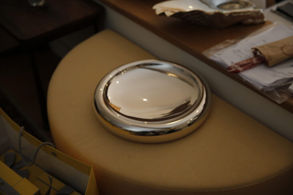 Taça bojudas em prata da Leitão & Irmão