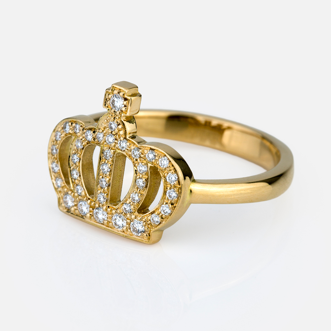 Anel em ouro e diamantes da Coleção Royal Collection da Leitão & Irmão x Museu do Tesouro Real