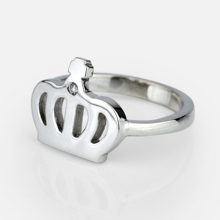 Anel em prata e diamante da Coleção Royal Collection da Leitão & Irmão x Museu do Tesouro Real