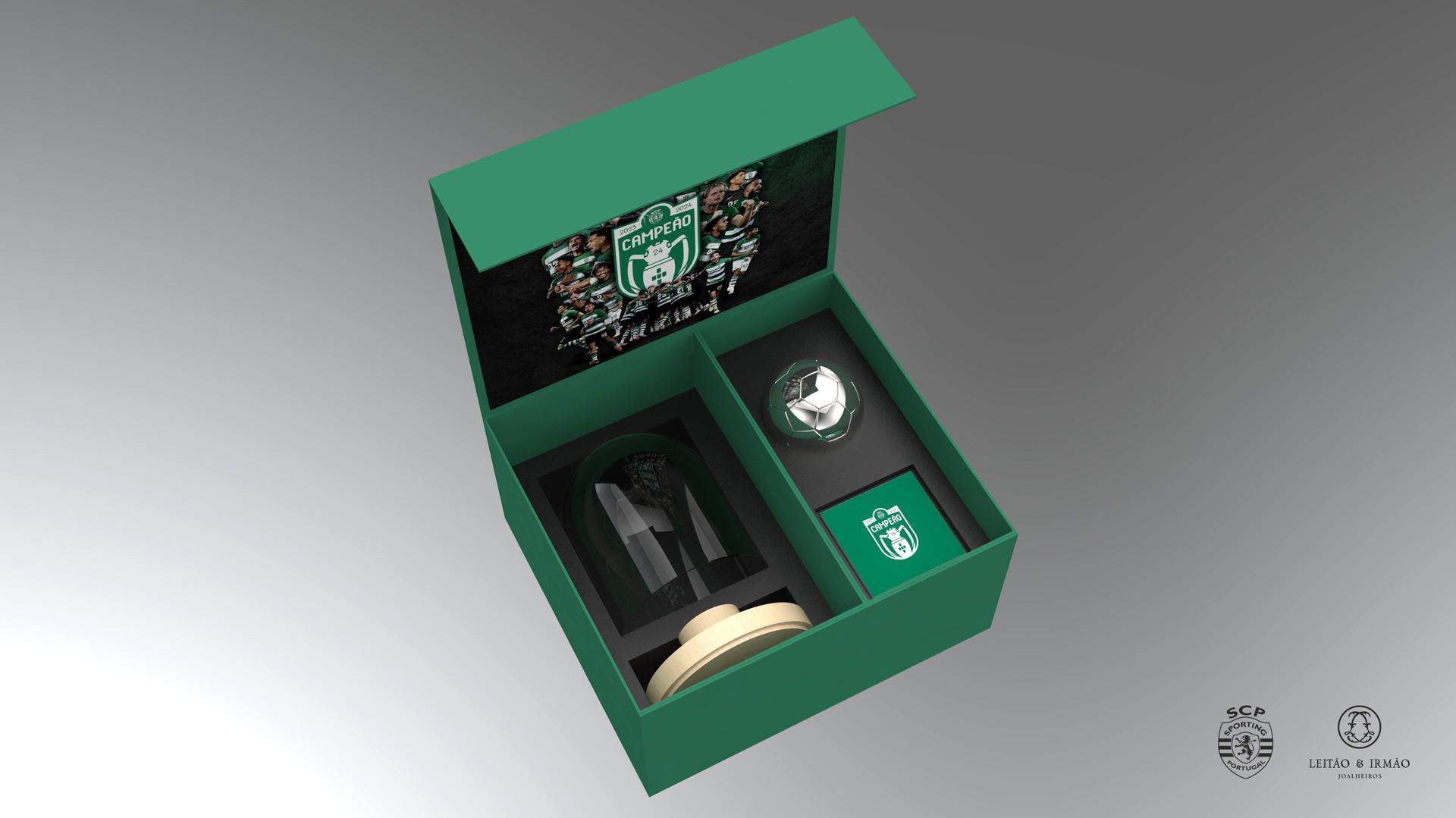 Estojo bola do campeão Nacional - Sporting da Leitão & Irmão